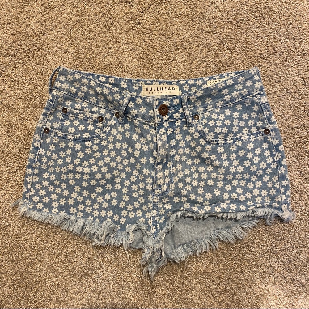 Pacsun | Floral Printed Denim Shorts